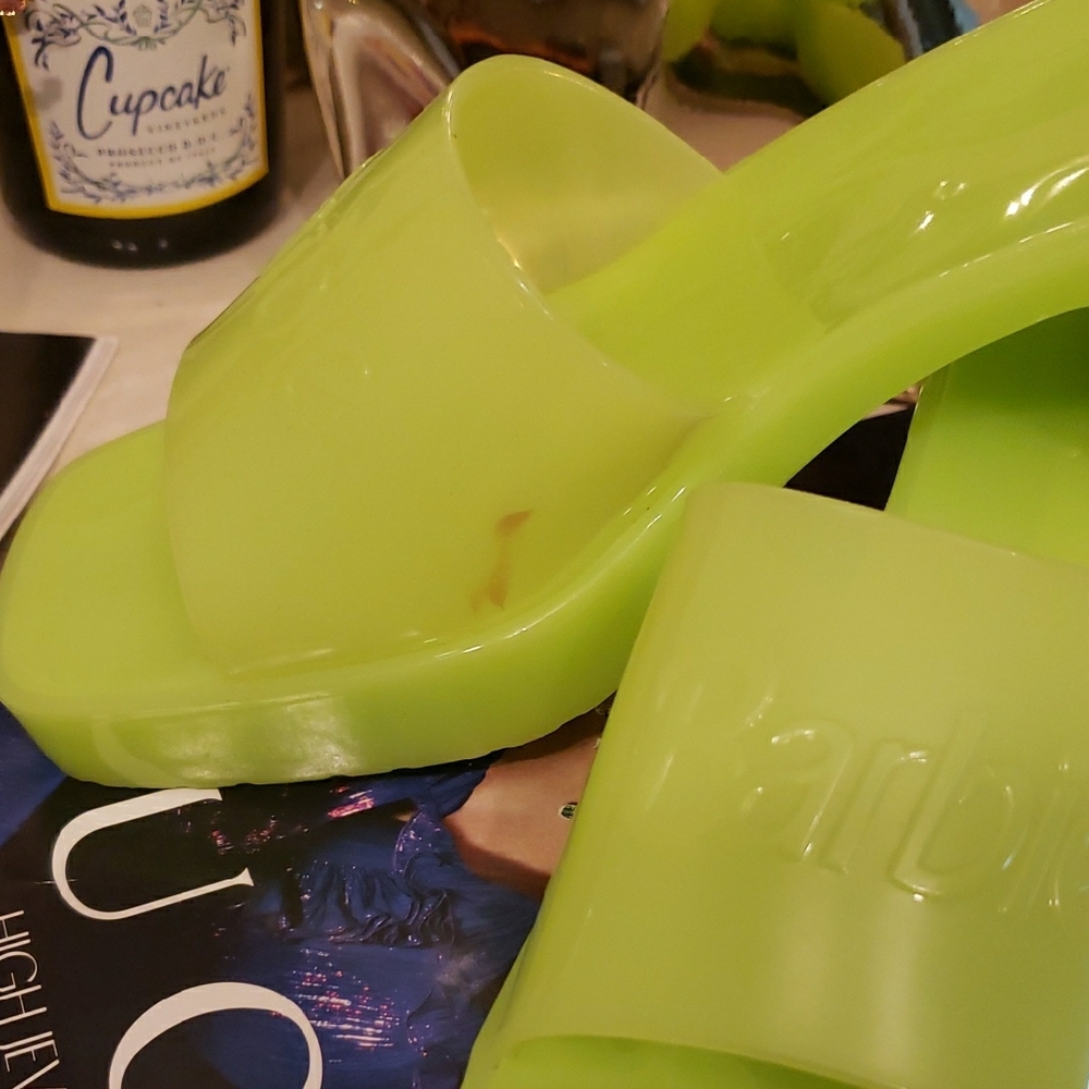 Barbie Green Mules with Platform Sole - Picture 3 of 6